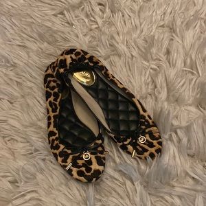Michael Kors leopard flats